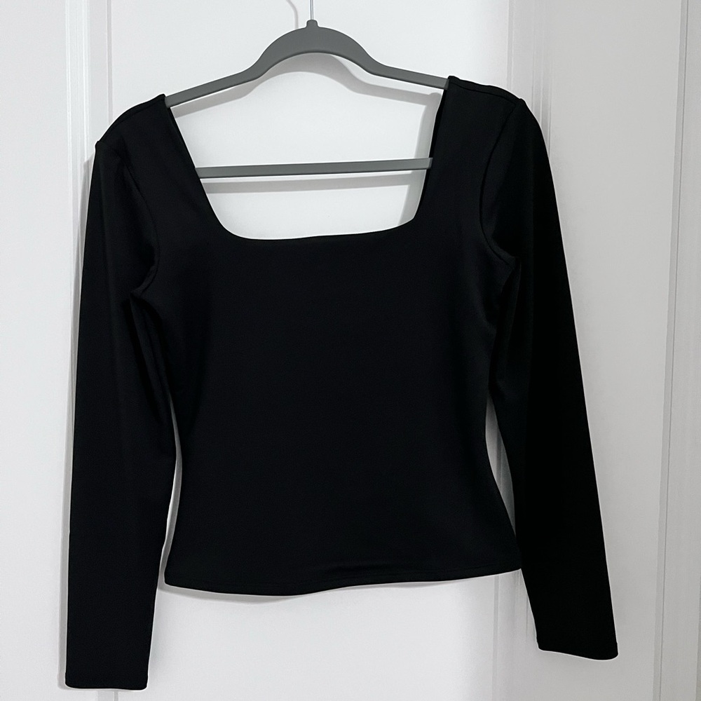 Express Black Long Sleeve Top
